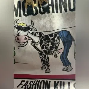Moschino Rare Leather Trimmed Fashion Kills Backpack Moschino | Bags | Moschino Rare Leather Trimmed Fashion  main image 2